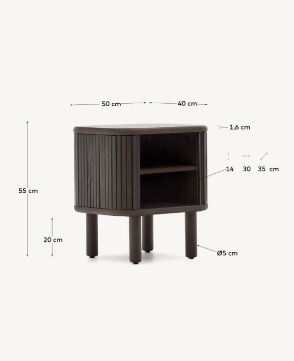 MAILEN naktinis staliukas, 50 x 55 cm - Image 10
