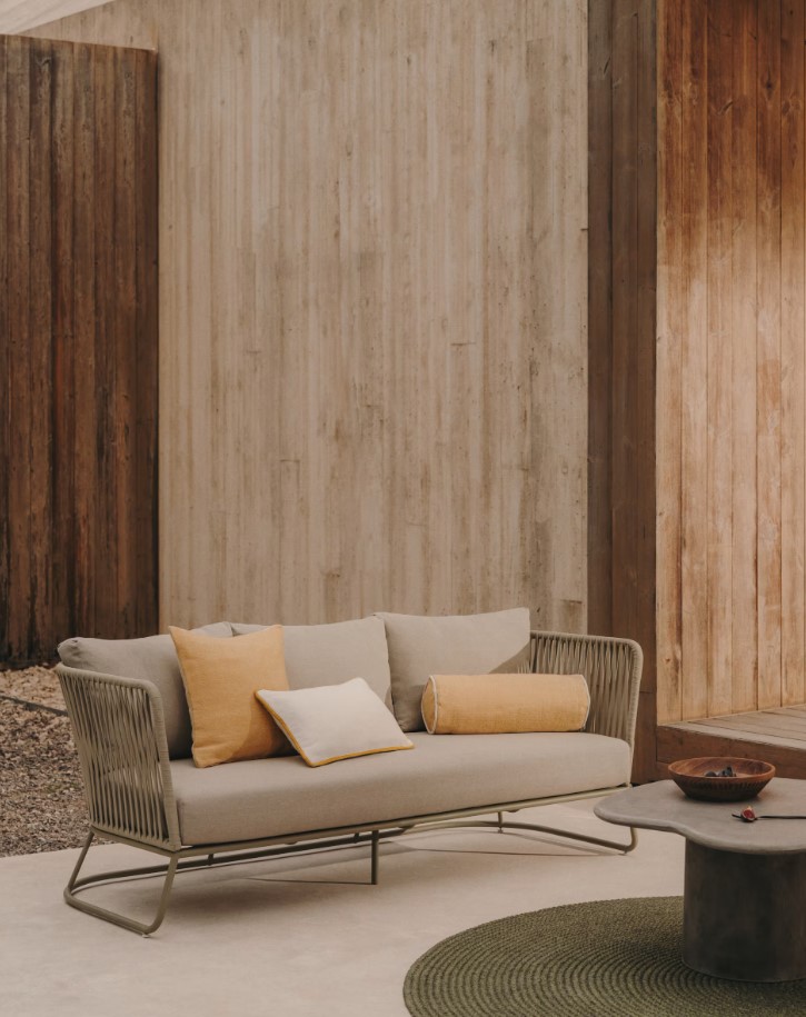 SACONCA trivietė lauko sofa, 189 cm - Image 2