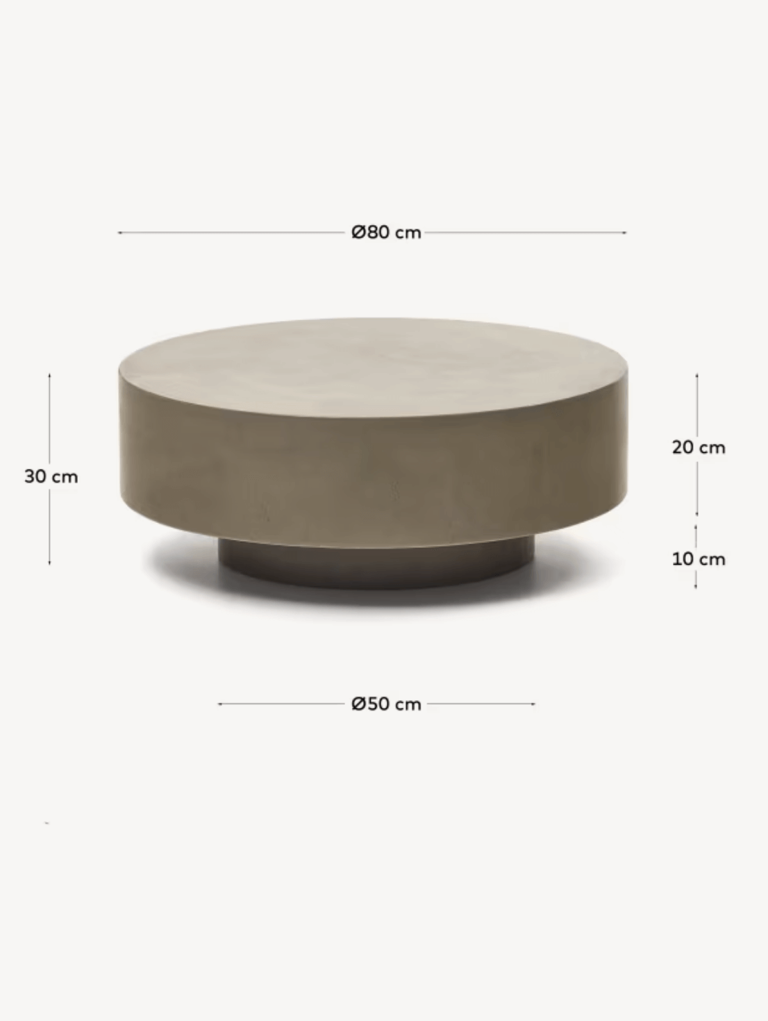 GARBET kavos staliukas, Ø 80 cm - Image 6