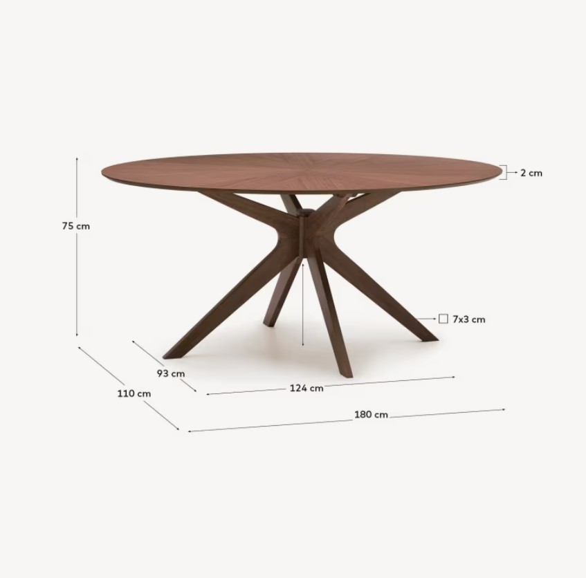 NAANIM stalas, 180 x 110 cm - Image 6