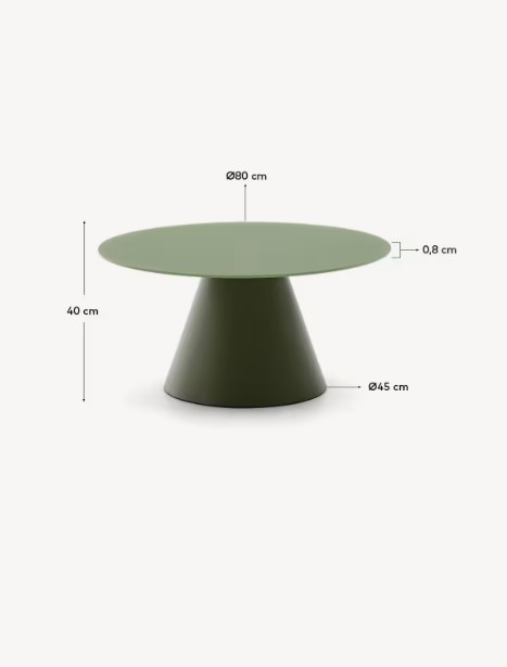 WILSHIRE kavos staliukas, Ø 80 cm - Image 5