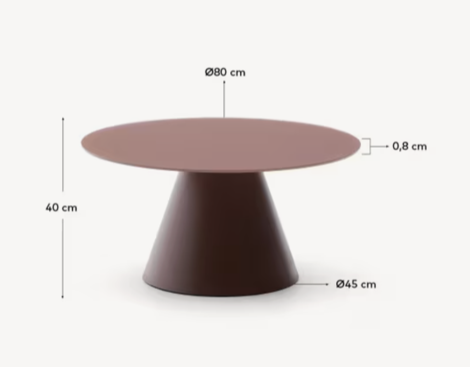 WILSHIRE kavos staliukas, Ø 80 cm - Image 7