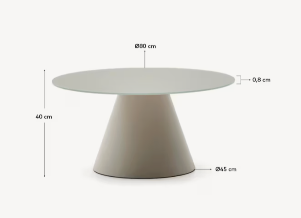 WILSHIRE kavos staliukas, Ø 80 cm - Image 6