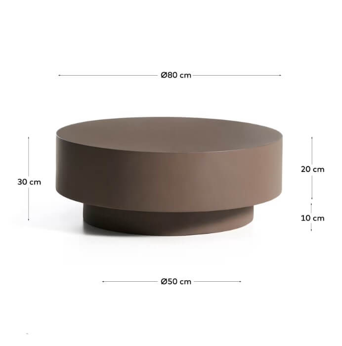 GARBET kavos staliukas, Ø 80 cm - Image 4