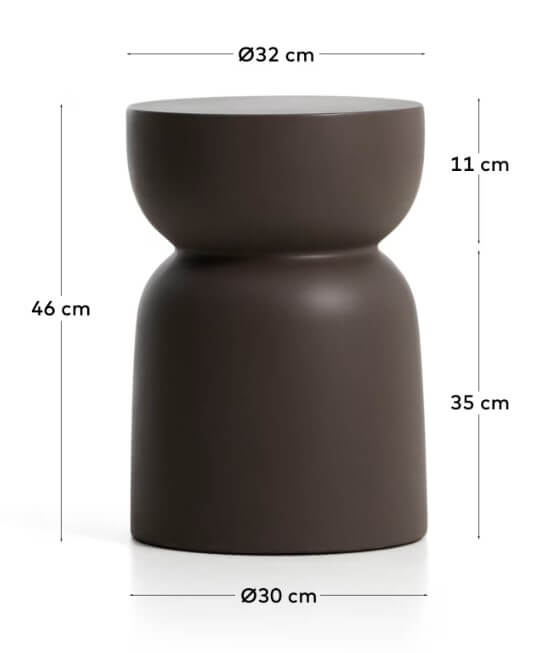 GARBET šoninis staliukas, Ø 32 cm - Image 6